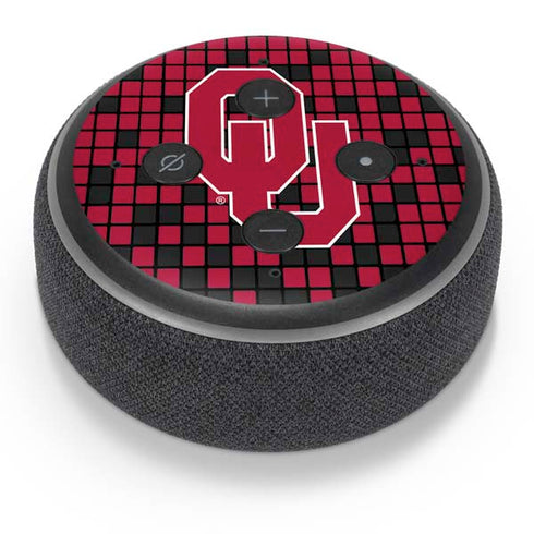 University of Oklahoma Sooners Red Digi Amazon Echo Dot Skin