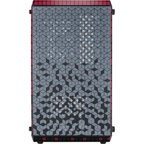 University of Oklahoma Sooners Red Digi Cooler Master MasterBox Q300L Mini Tower Skin