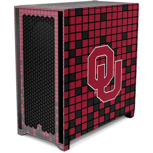 University of Oklahoma Sooners Red Digi Corsair 4000D Tempered Glass Mid-Tower ATX Case Skin