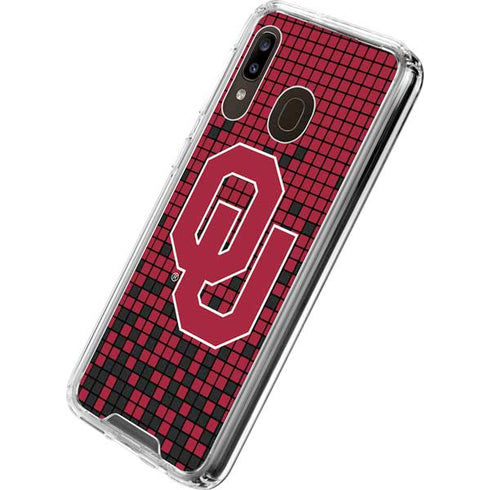 University of Oklahoma Sooners Red Digi Galaxy A30 Clear Case