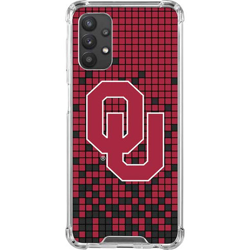 University of Oklahoma Sooners Red Digi Galaxy A32 5G Clear Case