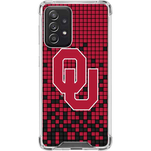 University of Oklahoma Sooners Red Digi Galaxy A52 5G Clear Case