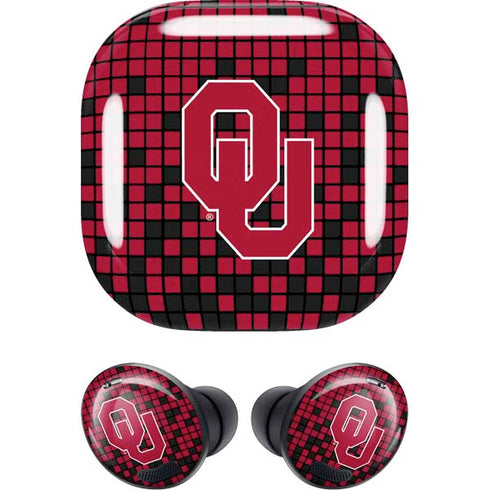 University of Oklahoma Sooners Red Digi Galaxy Buds Pro Skin