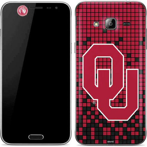 University of Oklahoma Sooners Red Digi Galaxy J3 Skin