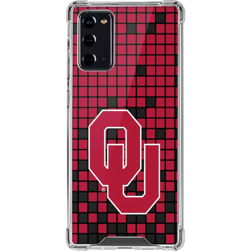 University of Oklahoma Sooners Red Digi Galaxy Note20 5G Clear Case