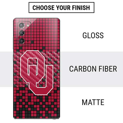 University of Oklahoma Sooners Red Digi Galaxy Note20 5G Skin