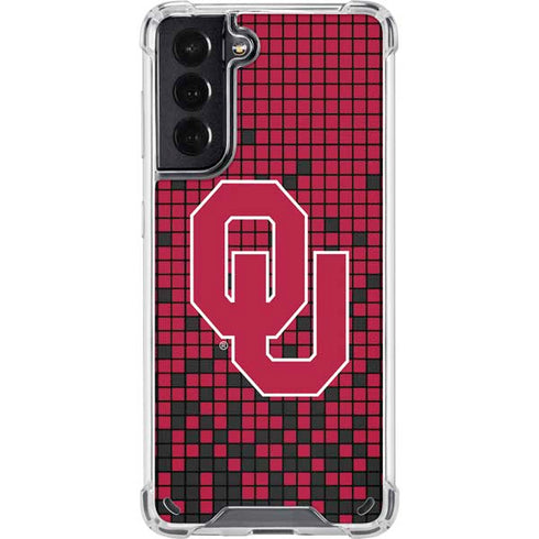 University of Oklahoma Sooners Red Digi Galaxy S21 5G Clear Case