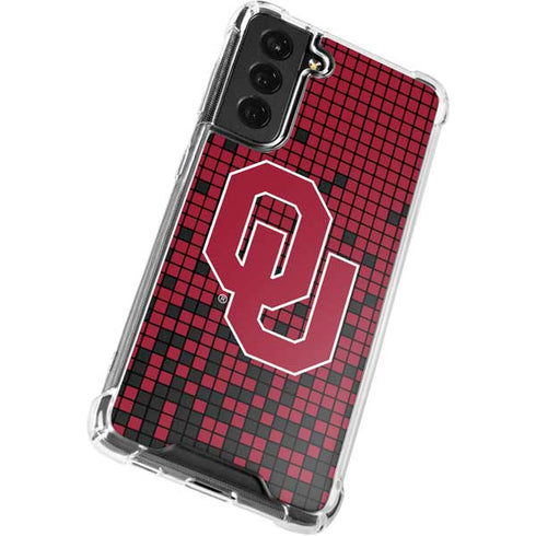 University of Oklahoma Sooners Red Digi Galaxy S21 FE Clear Case