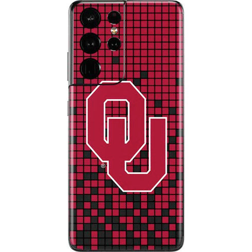 University of Oklahoma Sooners Red Digi Galaxy S21 Ultra 5G Skin
