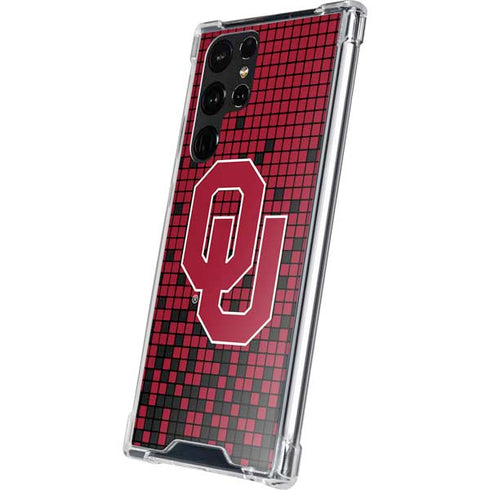 University of Oklahoma Sooners Red Digi Galaxy S22 Ultra Clear Case
