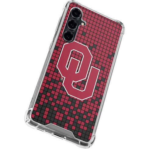 University of Oklahoma Sooners Red Digi Galaxy S23 FE Clear Case