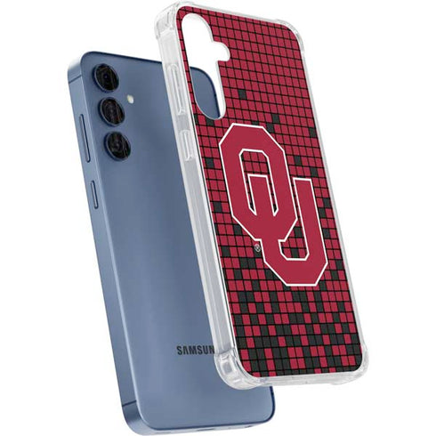 University of Oklahoma Sooners Red Digi Galaxy S24 Clear Case