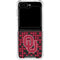 University of Oklahoma Sooners Red Digi Galaxy Z Flip5 5G Clear Case