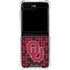 University of Oklahoma Sooners Red Digi Galaxy Z Flip5 5G Clear Case