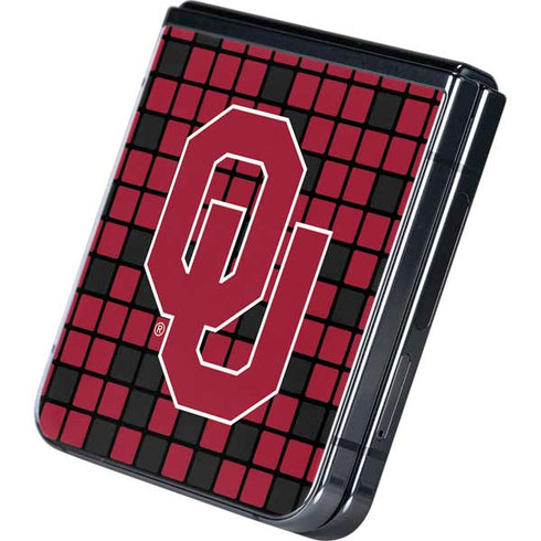 University of Oklahoma Sooners Red Digi Galaxy Z Flip5 5G Skin