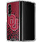 University of Oklahoma Sooners Red Digi Galaxy Z Fold4 5G Clear Case