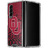 University of Oklahoma Sooners Red Digi Galaxy Z Fold4 5G Clear Case