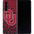 University of Oklahoma Sooners Red Digi Galaxy Z Fold4 5G Skin