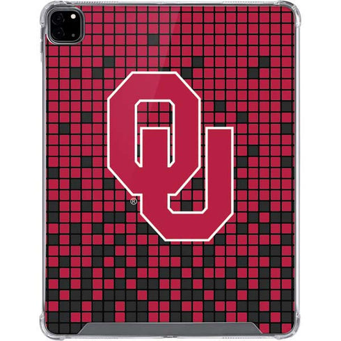 University of Oklahoma Sooners Red Digi iPad Pro 12.9in (2020) Clear Case