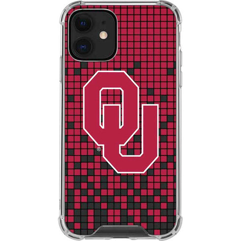 University of Oklahoma Sooners Red Digi iPhone 12 Clear Case