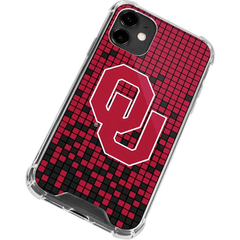 University of Oklahoma Sooners Red Digi iPhone 12 Clear Case