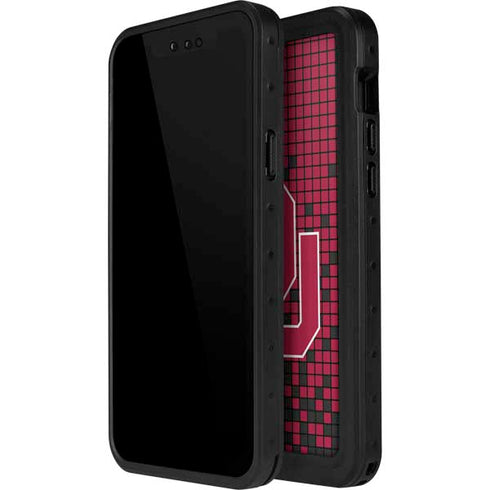 University of Oklahoma Sooners Red Digi iPhone 12 Pro Waterproof Case