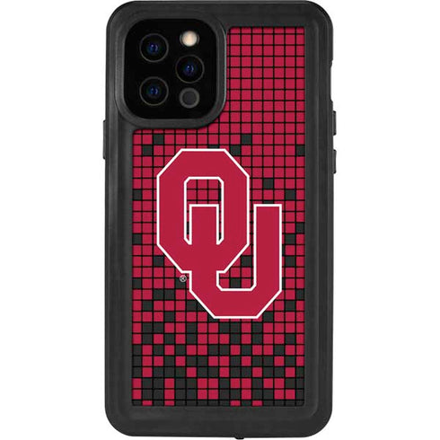 University of Oklahoma Sooners Red Digi iPhone 12 Pro Waterproof Case