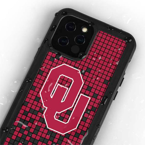 University of Oklahoma Sooners Red Digi iPhone 12 Pro Waterproof Case