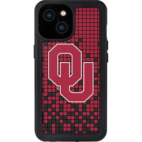 University of Oklahoma Sooners Red Digi iPhone 13 Mini Waterproof Case