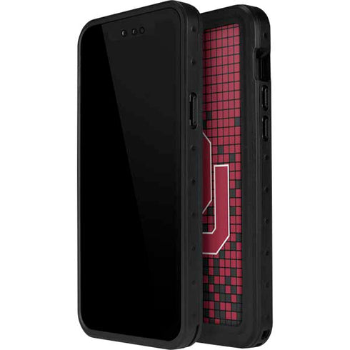 University of Oklahoma Sooners Red Digi iPhone 13 Mini Waterproof Case