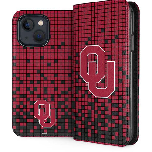 University of Oklahoma Sooners Red Digi iPhone 14 Folio Case