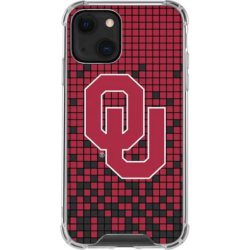 University of Oklahoma Sooners Red Digi iPhone 14 Plus Clear Case