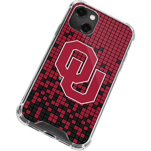 University of Oklahoma Sooners Red Digi iPhone 14 Plus Clear Case