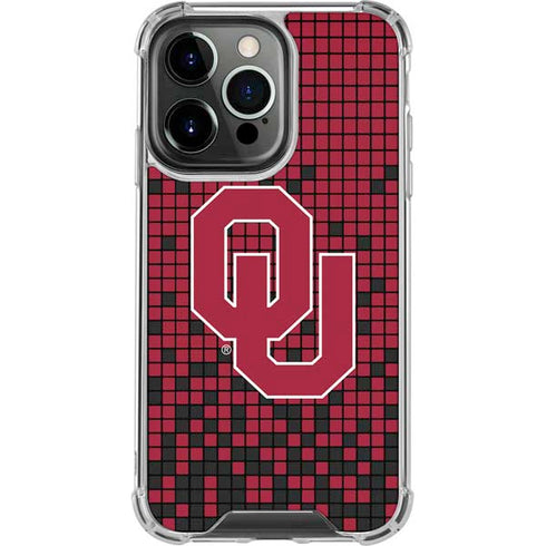 University of Oklahoma Sooners Red Digi iPhone 15 Pro Clear Case