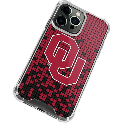 University of Oklahoma Sooners Red Digi iPhone 14 Pro Clear Case