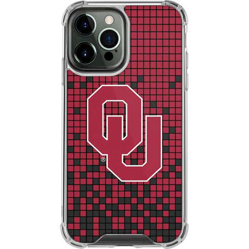 University of Oklahoma Sooners Red Digi iPhone 15 Pro Max Clear Case
