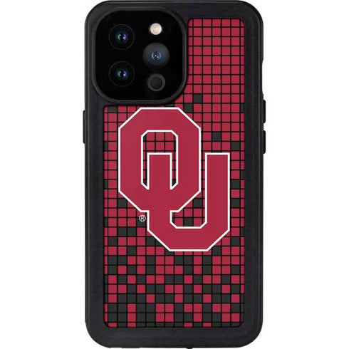 University of Oklahoma Sooners Red Digi iPhone 14 Pro Max Waterproof Case