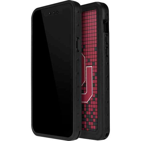 University of Oklahoma Sooners Red Digi iPhone 14 Pro Max Waterproof Case