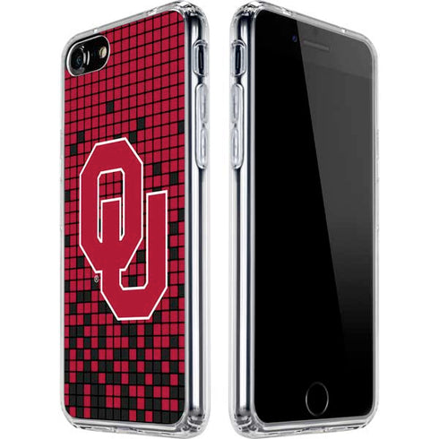University of Oklahoma Sooners Red Digi iPhone SE (2nd & 3rd Gen) Clear Case