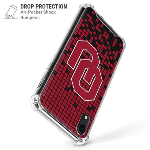 University of Oklahoma Sooners Red Digi iPhone XR Clear Case