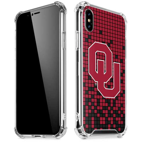 University of Oklahoma Sooners Red Digi iPhone XS Max Clear Case