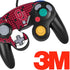 University of Oklahoma Sooners Red Digi Nintendo GameCube Controller Skin