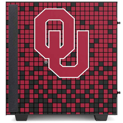 University of Oklahoma Sooners Red Digi NZXT H510 Compact ATX Mid-Tower Case Skin