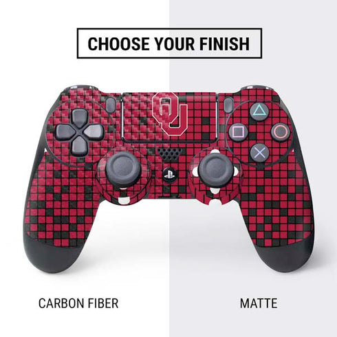 University of Oklahoma Sooners Red Digi PS4 Controller Skin