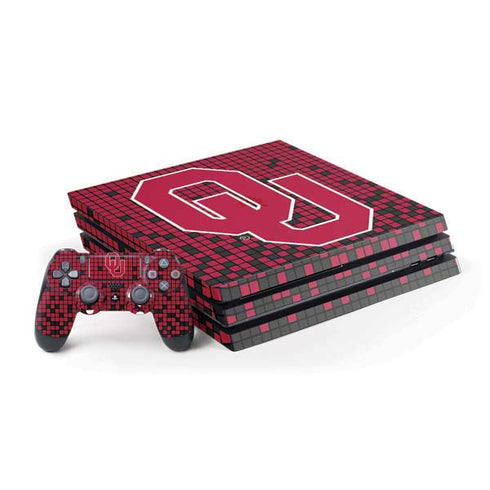 University of Oklahoma Sooners Red Digi PS4 Pro Bundle Skin
