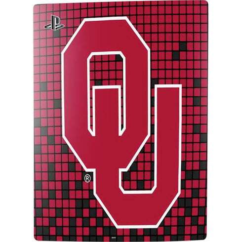 University of Oklahoma Sooners Red Digi PS5 Digital Edition Console Skin