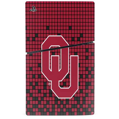 University of Oklahoma Sooners Red Digi PS5 Slim Disk Bundle Skin
