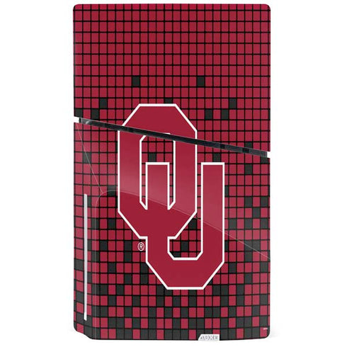 University of Oklahoma Sooners Red Digi PS5 Slim Disk Bundle Skin