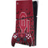 University of Oklahoma Sooners Red Digi PS5 Slim Digital Edition Bundle Skin