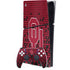 University of Oklahoma Sooners Red Digi PS5 Slim Digital Edition Console Skin